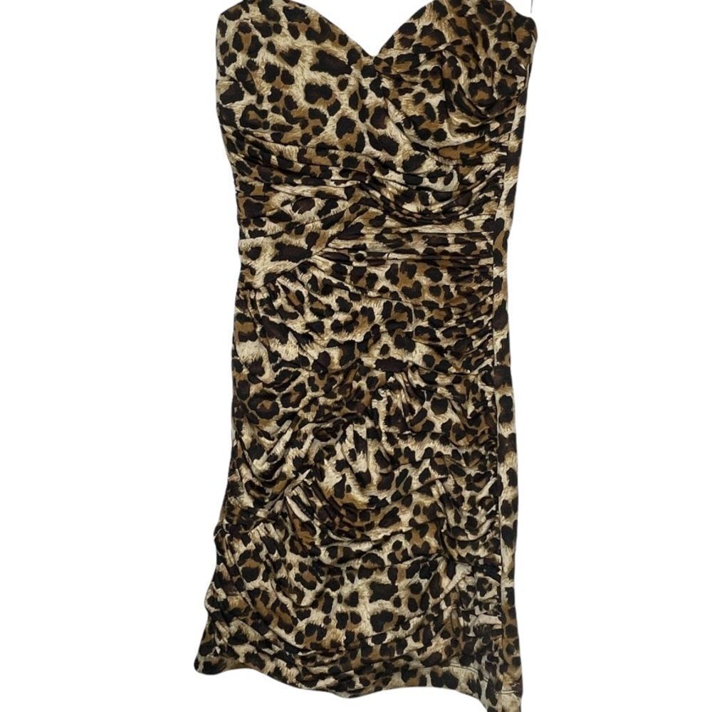 Bailey Girl Strapless Animal‎ Print Dress